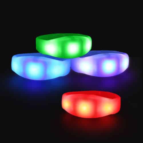pushbutton switched bracelets